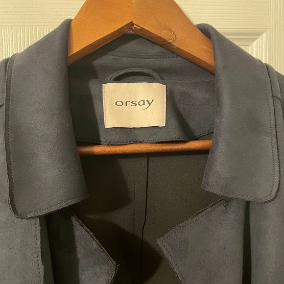 ORSAY - trench coat  size  EUR 42 (L-XL), black color - NEW - Picture 7 of 8